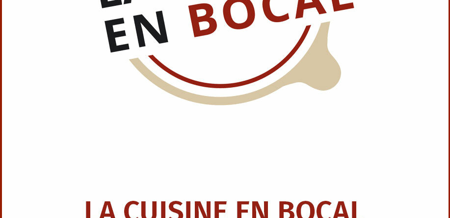Logo Maison Lembert pour la gamme Cuisine en Bocal, symbolisant des entrées, plats et desserts artisanaux prêts à consommer dans des bocaux en verre.