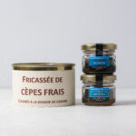 Notre gamme de cèpes et truffes du Périgord.