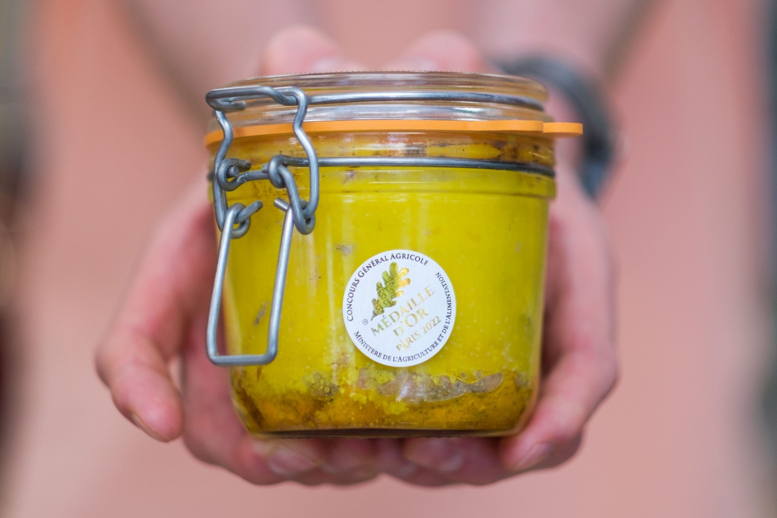 Foie gras de canard entier stérilisé Maison Lembert en bocal – Médaille d’or Concours Général Agricole Paris 2024
