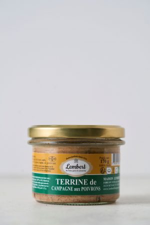 Terrine de Campagne aux Poivrons - verrine