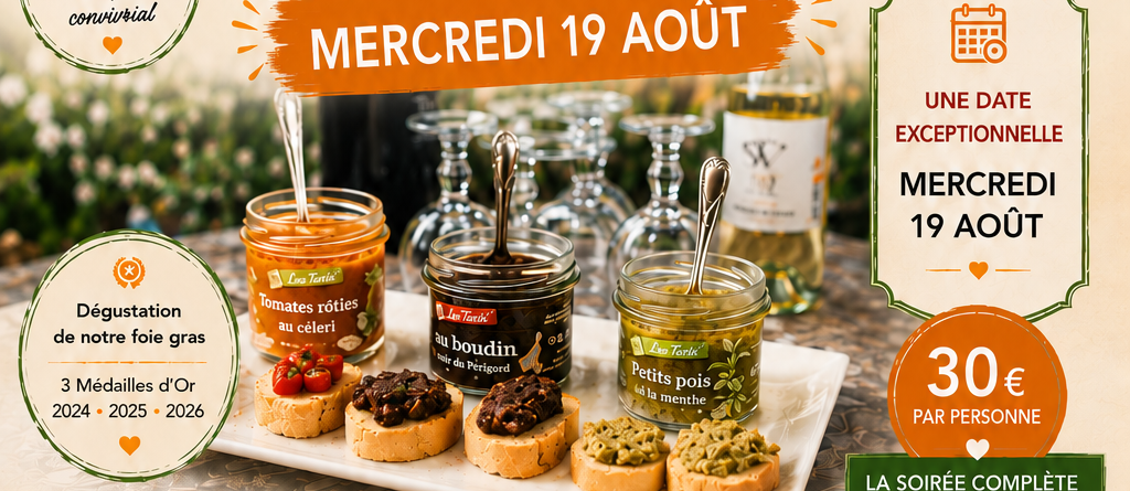 Affiche du dernier Mercredi Gourmand à Beynac le 19 août 2026 chez Maison Lembert.