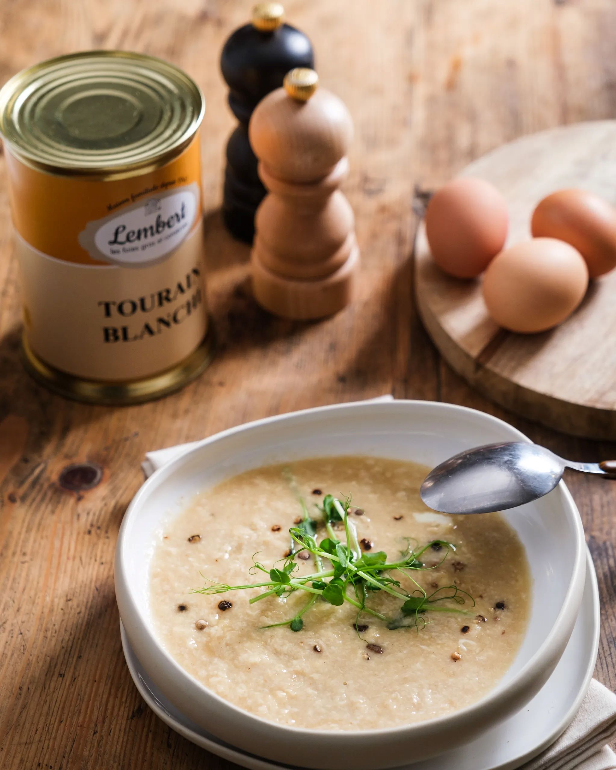 ourain blanchi Maison Lembert, une soupe d'automne traditionnelle du Périgord